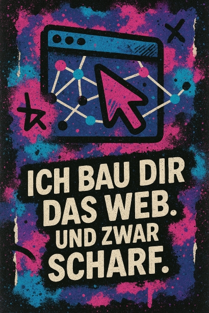 Ich bau dir das Web. Und zwar scharf.