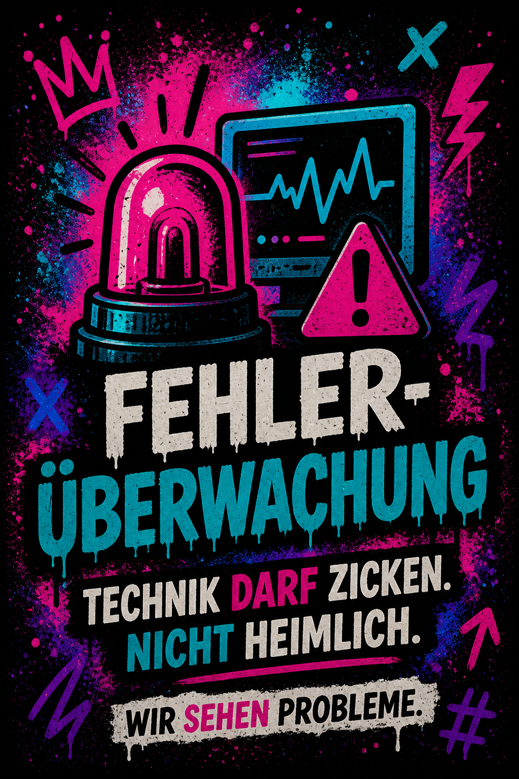 Technik darf zicken. Nicht heimlich.